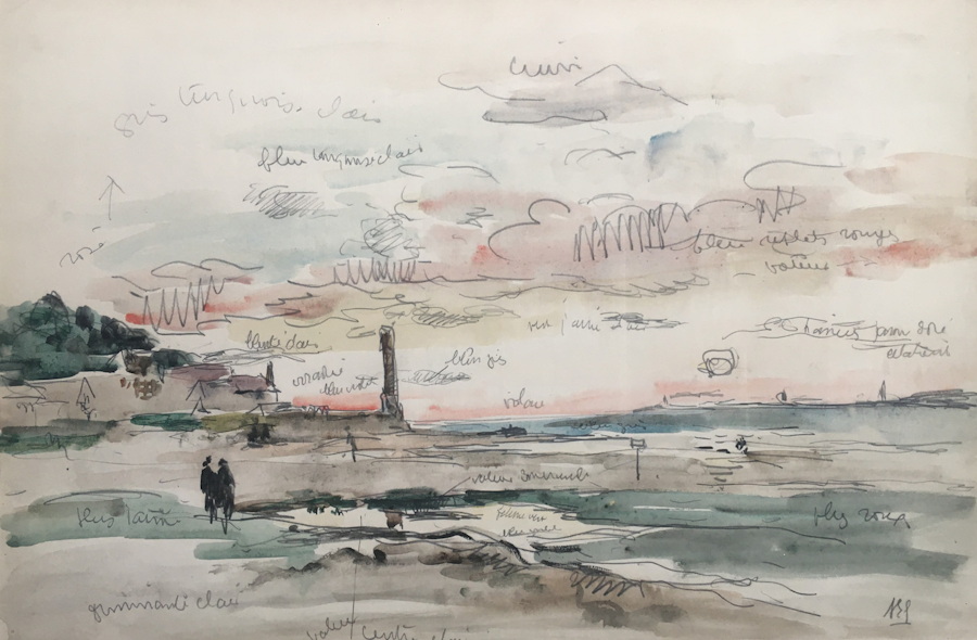 Paul-Elie Gernez -Le port d'Honfleur - 1930