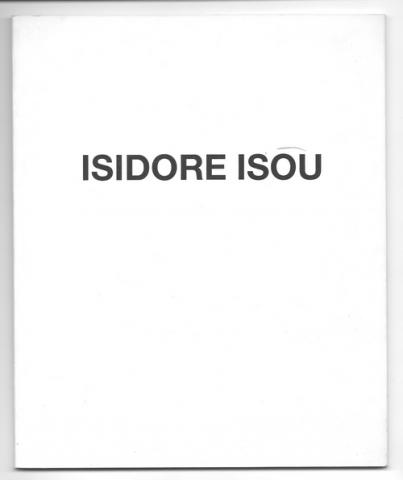 Catalogue Isidore Isou entretiens avec Jean Cocteau