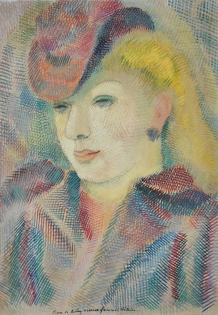 Pierre de Belay - Portrait d'Hélène de Belay - 1942