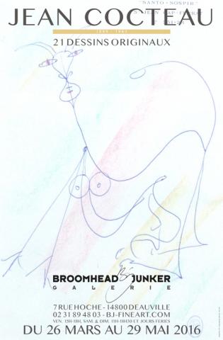 Jean Cocteau exposition Galerie Broomhead Junker