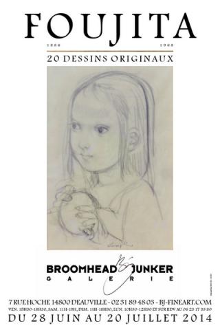 Foujita - Exposition Galerie Broomhead Junker