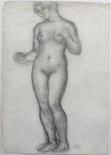 Aristide Maillol - Nu debout tenant une pomme